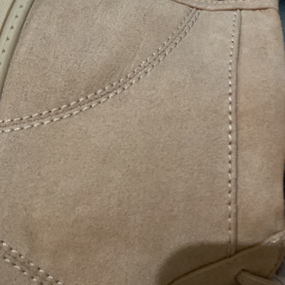 Blush color lace up boots - Picture 8 of 15